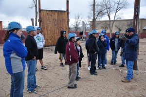 Eve's Fund Scout Troop ropes course