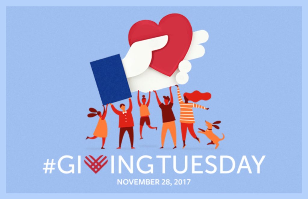 #GivingTuesday, November 28, 2017