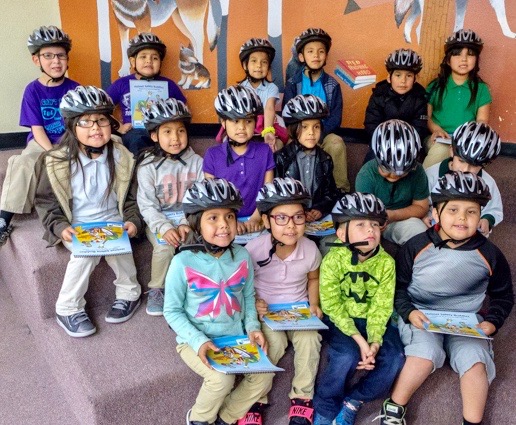 ThinkFirst Navajo Donates Helmets to Navajo studetns
