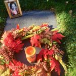 Eve Erin Crowell's gravesite on her 45th birthday