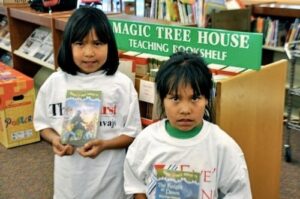 Eve's Fund's Magic Tree House Teaching Bookshelves