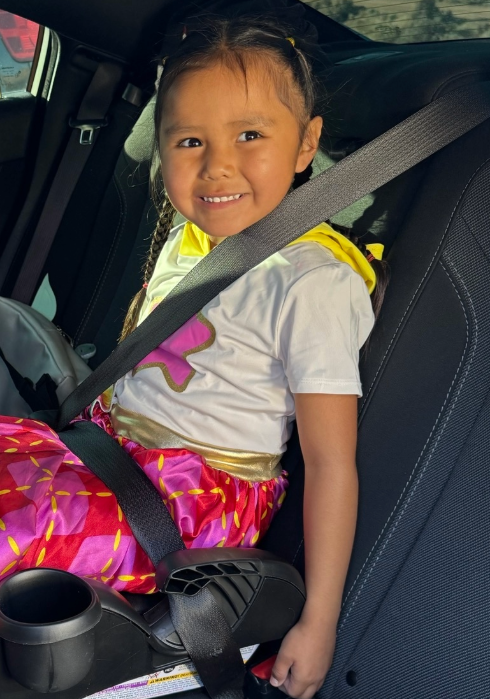 Buckle Up Navajo booster seat giveaway