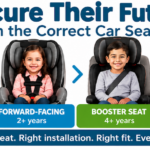 Different size car seats for different ages