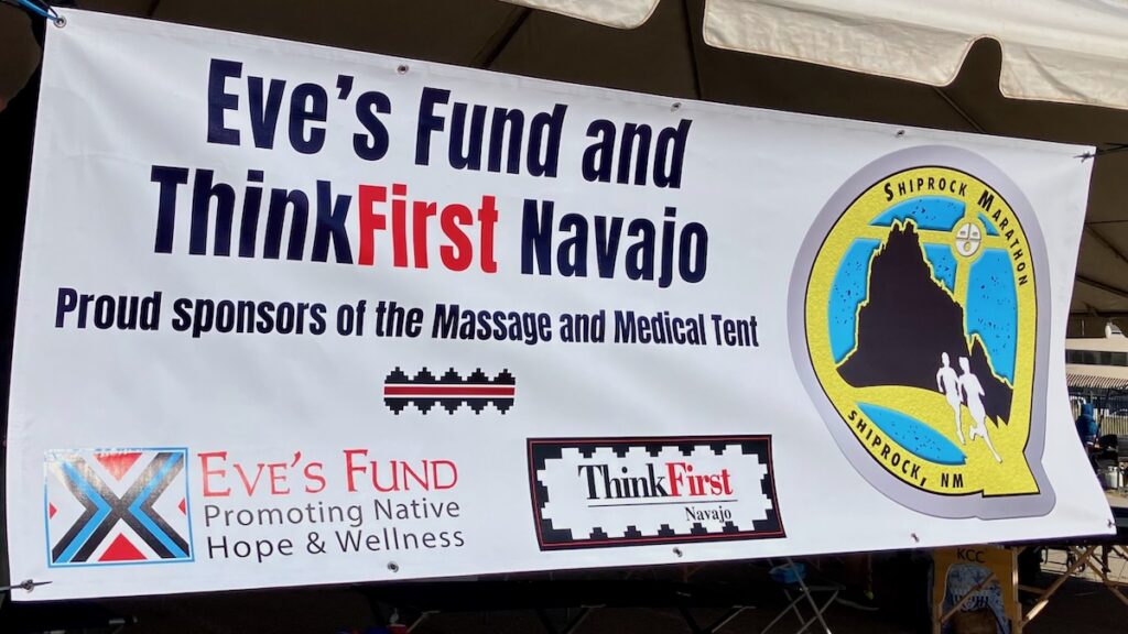 Shiprock marathon Massage Tent Banner